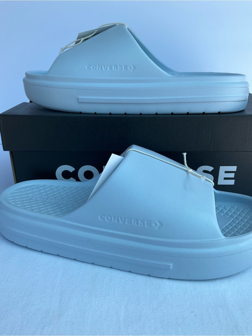 Converse Unisex Lightweight Essential Slide Slip Sandals Blue Supermoon